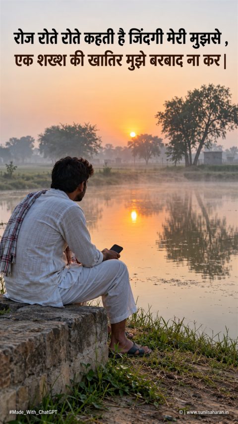 रोज रोते रोते कहती है जिंदगी मेरी मुझसे , (photo 3)